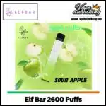 Elf Bar 2600 Puffs Peach Sour Apple
