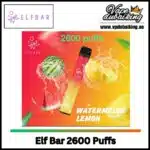 Elf Bar 2600 Puffs Watermelon Lemon