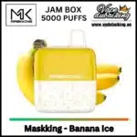 Maskking 5000 Puffs Jam Box Banana Ice