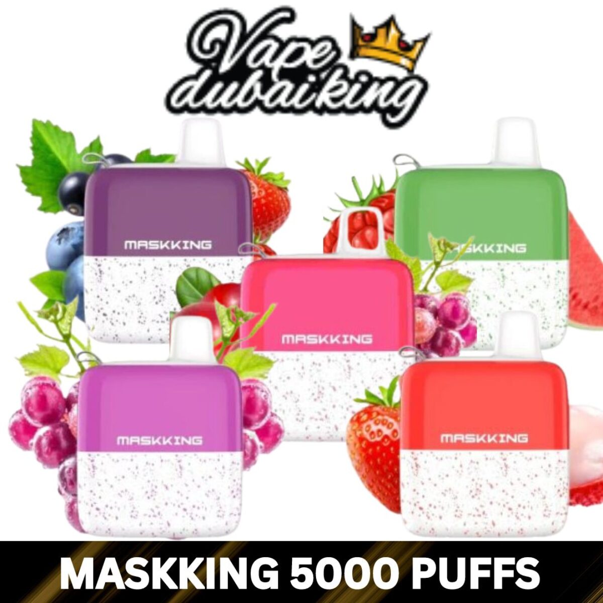 Maskking 5000 Puffs Jam Box Disposable Vape 20MG Vape Dubai King