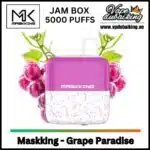 Maskking 5000 Puffs Jam Box Grape Paradise