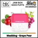 Maskking 5000 Puffs Jam Box Grape Pear