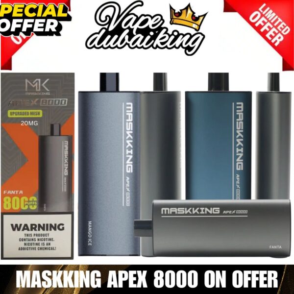 Maskking apex 8000 puffs vape for less