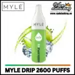 Myle Drip 2600 Puffs Disposable Green Apple Ice
