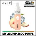 Myle Drip 2600 Puffs Disposable Vape Peach Ice