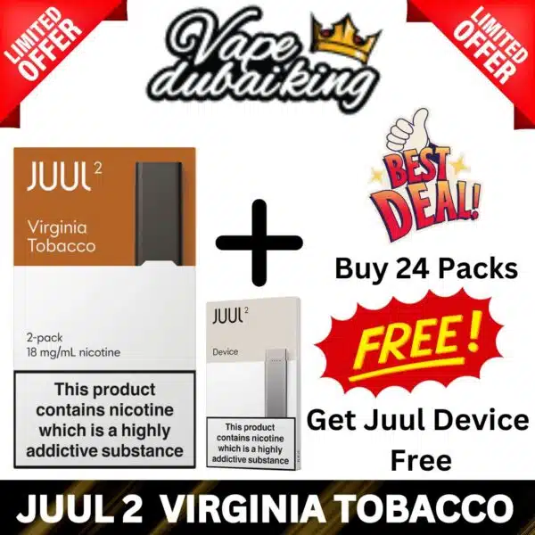 Juul 2 Virginia Tobacco Pods Offer In UAE