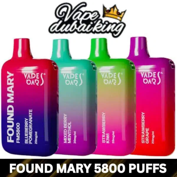 Vapes Bars Found Mary 5800 Puffs 20Mg Disposable