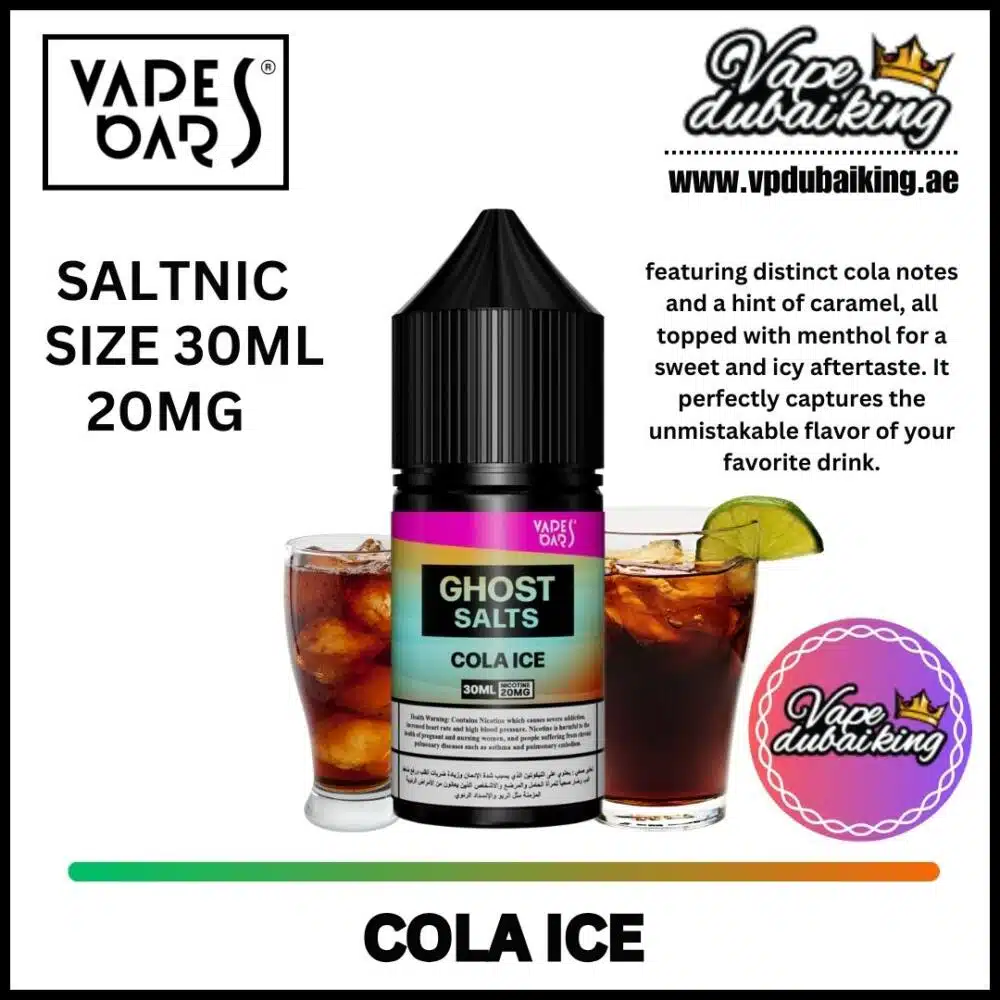Vapes Bars Ghost Salts 30ml Cola Ice
