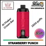 Al Fakher Crown Bar Strawberry Punch 15000 Puffs