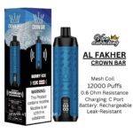 Al Fakher Crown Bar 12000 Puffs Berry Ice