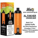 Al Fakher Crown Bar 12000 Puffs Mango Pineapple