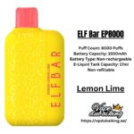 ELF Bar EP8000 Puffs Lemon Lime