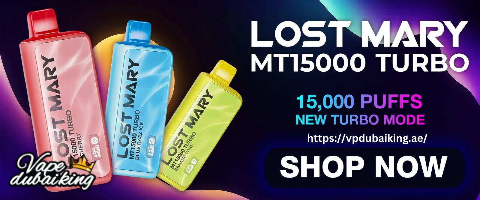 LOST MARY 15000 Puffs Turbo 5% Disposable Vape