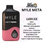 Myle Meta 9000 Puffs Disposable Vape 5% LUSH ICE