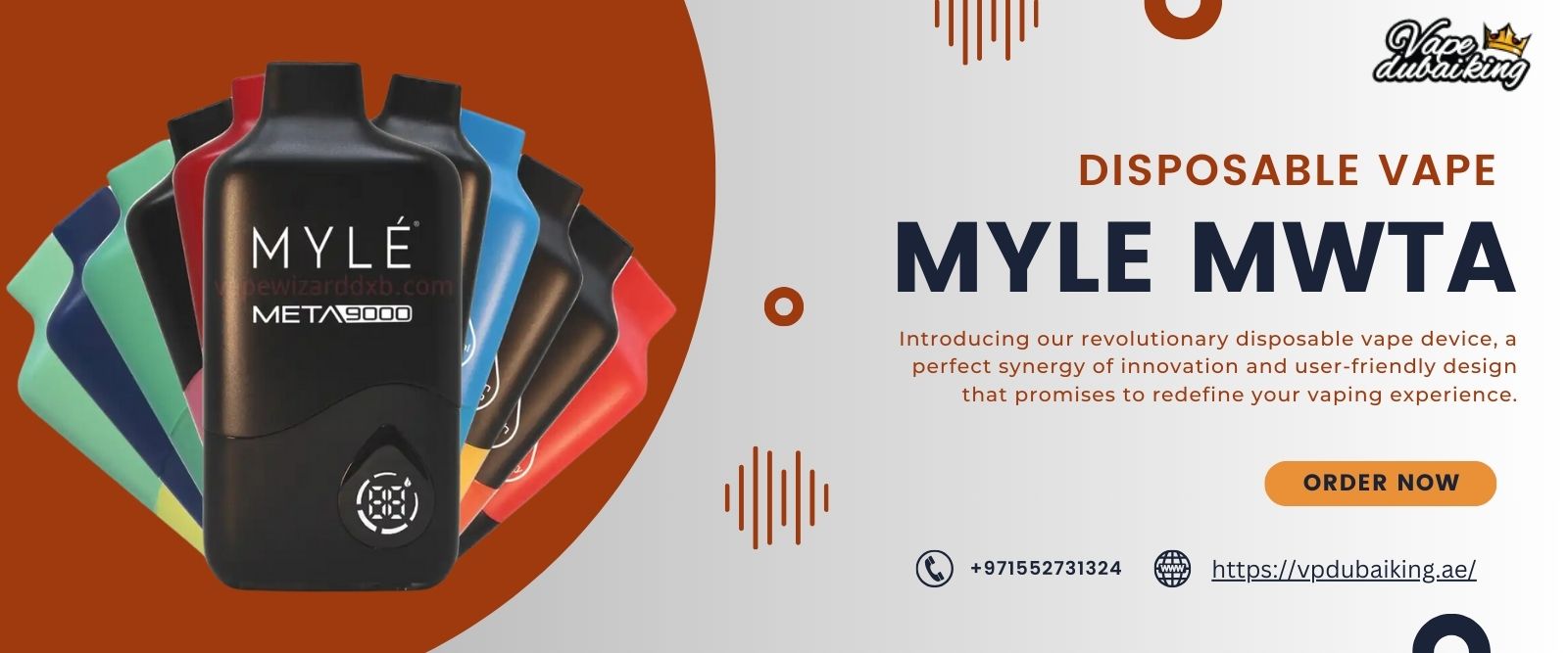 Myle Meta 9000 Puffs Disposable Vape 5% Nicotine