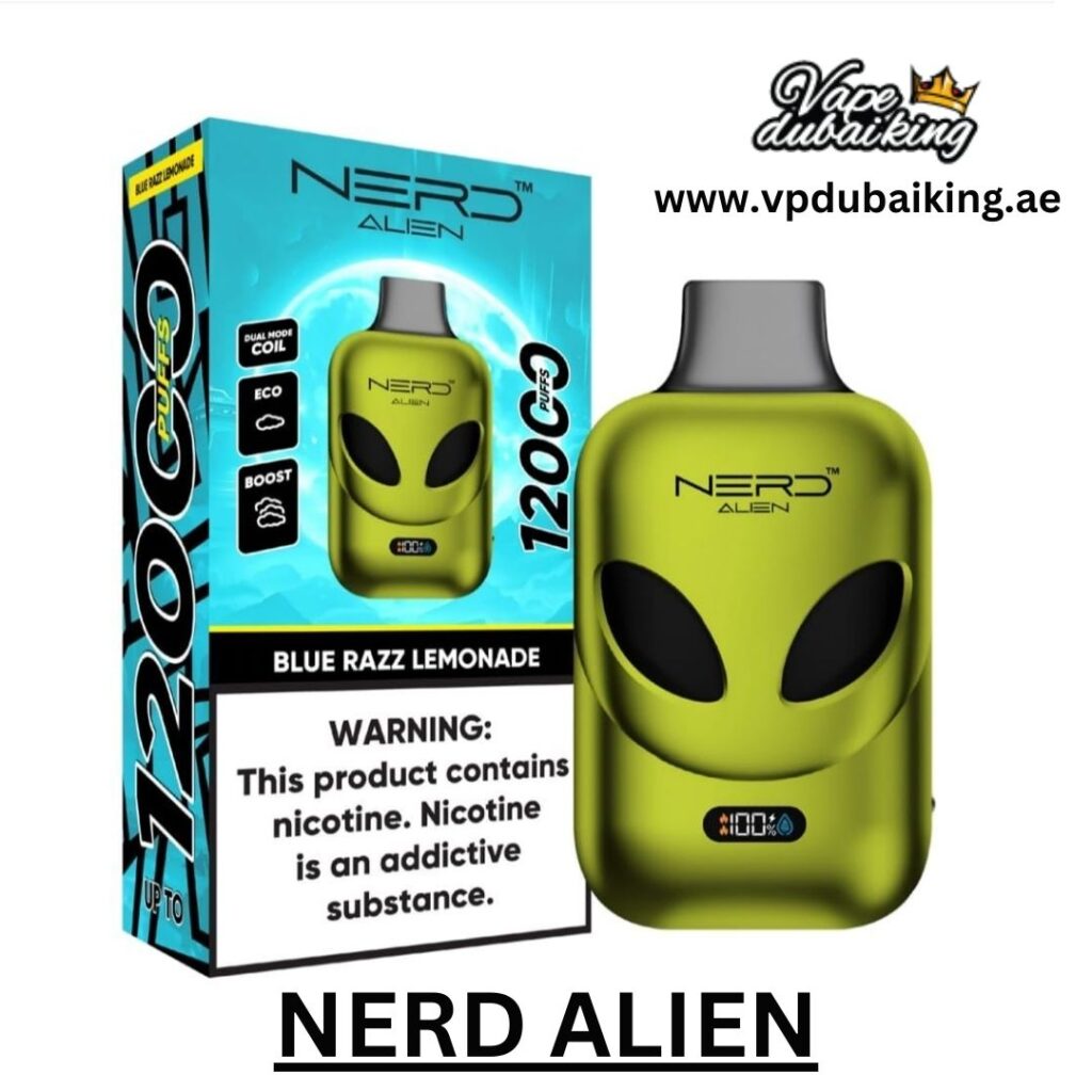 Nerd Alien 12000 Puffs Disposable Vape 20MG - Vape Dubai King