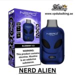 Nerd Alien 12000 Puffs Blueberry Ice