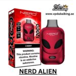 Nerd Alien 12000 Puffs Cherry