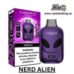 Nerd Alien 12000 Puffs Grape Ice