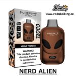 Nerd Alien 12000 Puffs Vanilla Tobacco