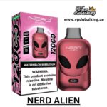 Nerd Alien 12000 Puffs Watermelon Bubblegum