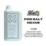 PODSALT NEXUS 6000 PUFFS ICY MINT 20MG