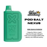 PODSALT NEXUS 6000 PUFFS KIWI GUAVA PASSION 20MG