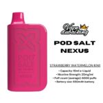 PODSALT NEXUS 6000 PUFFS STRAWBERRY WATERMELON KIWI 20MG