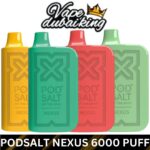 PodSalt Nexus 6000 Puffs Disposable Vape 5% Nicotine