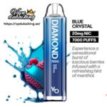 Vapes Bars Diamond 7000 Puffs Blue Crystal