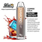 Vapes Bars Diamond 7000 Puffs Copper Cola