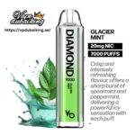 Vapes Bars Diamond 7000 Puffs Glacier Mint