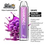 Vapes Bars Diamond 7000 Puffs Grape