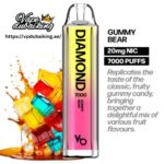 Vapes Bars Diamond 7000 Puffs Gummy Bear