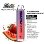 Vapes Bars Diamond 7000 Puffs Strawberry Watermelon Gum