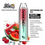 Vapes Bars Diamond 7000 Puffs Watermelon Ice