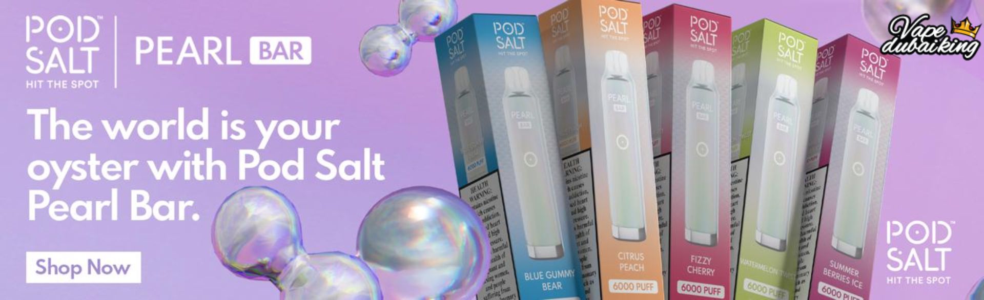 Pod Salt Pearl Bar 6000 Puffs Disposable Vape 20mg 