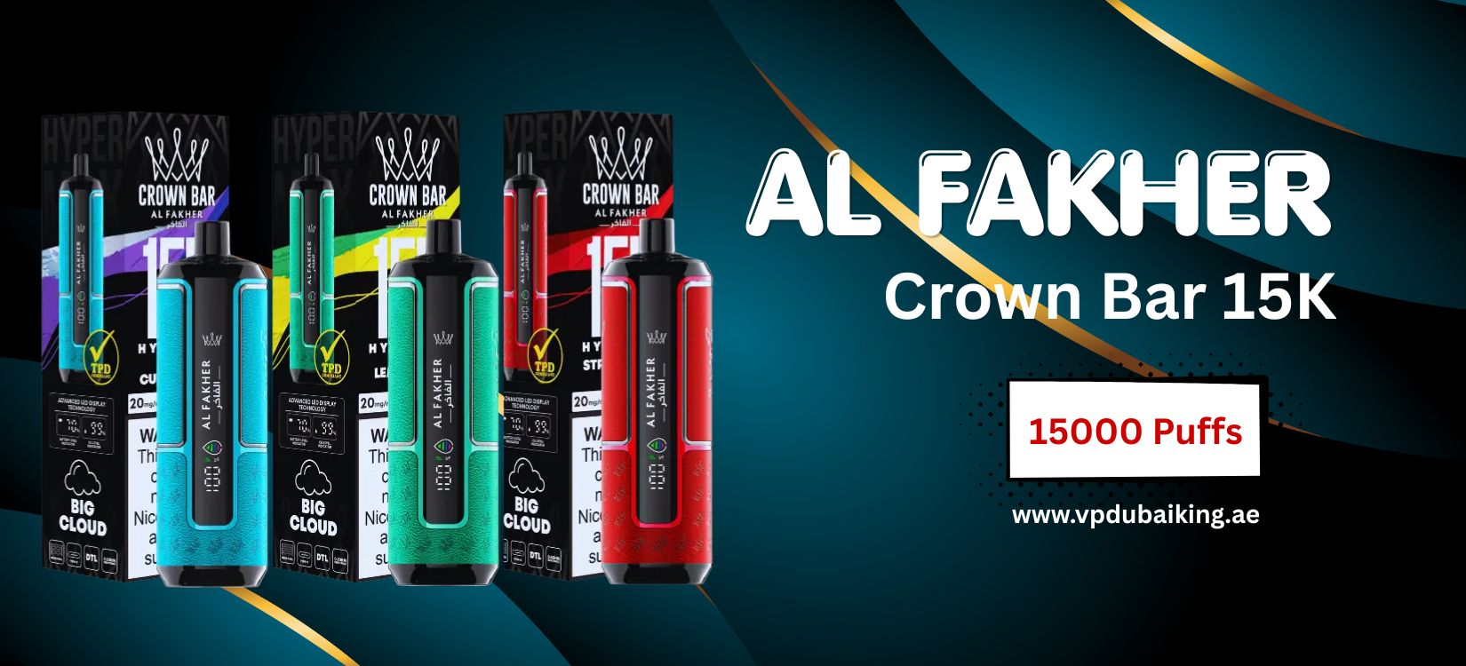 AL Fakher Hypermax 15k Puffs Disposable Vape 2 Al Fakher Crown Bar 15K Review Vape Dubai King