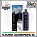 Al Fakher Crown Bar 8000 Puffs Berry Ice