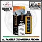 Al Fakher Crown Bar 8000 Puffs Mango Ice