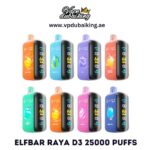 Elfbar Raya 25000 Puffs Disposable Vape 5%