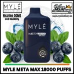 Myle Meta Max 18000 Puffs Iced Bluebrry