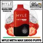 Myle Meta Max 18000 Puffs Strawbrry Ice