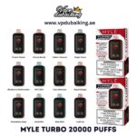 Myle Turbo 20000 puffs Disposable Vape All Flavors