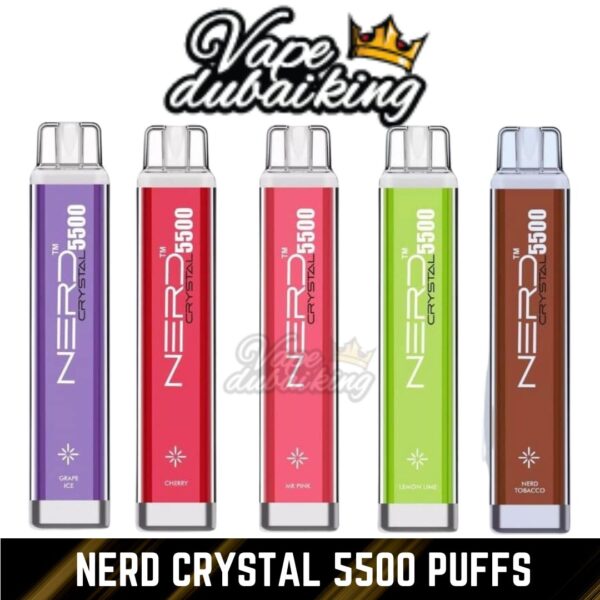 Nerd Crystal 5500 Puffs Disposable Vape dubai