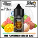 Panther Series Saltnic E-juice Gold