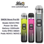 SMOK Novo Pro Kit Compitable pods