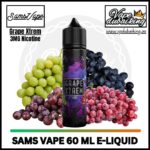 Sams Vape E-liquid 60ML Grape Xtram