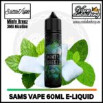 Sams Vape E-liquid 60ML Minty Breez