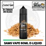 Sams Vape E-liquid 60ml Dry Tobacco